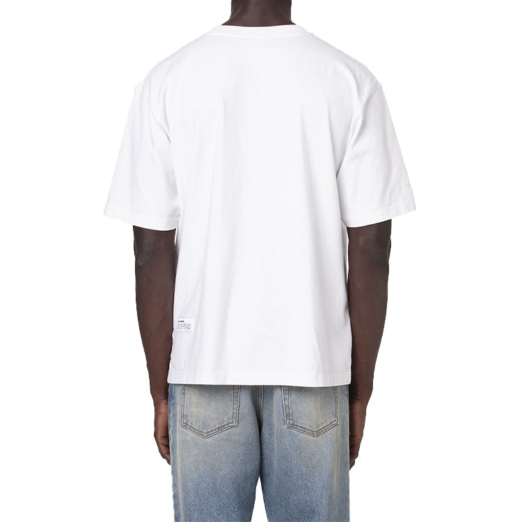 Men's HERON PRESTON x Kenny Scharf Crossover Printing Round Neck Short Sleeve White HMAA019F20JER0150120