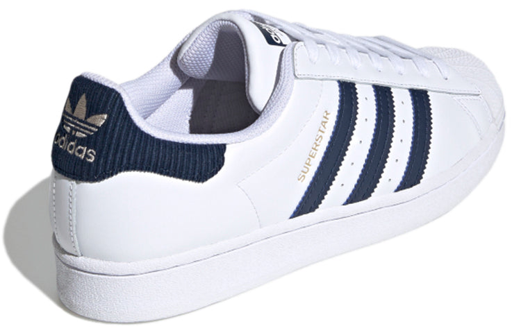 adidas Originals Superstar Shoes 'Cloud White Navy Blue' FZ3560