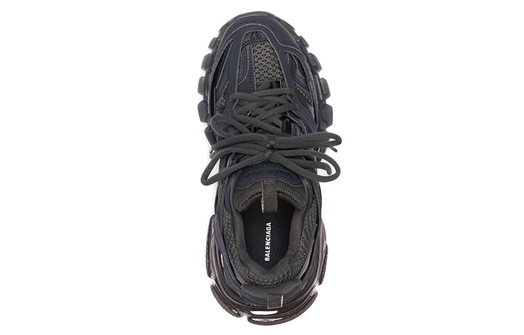 (WMNS) Balenciaga Track Sneaker 'Clear Sole - Black' 647741W3BM21000