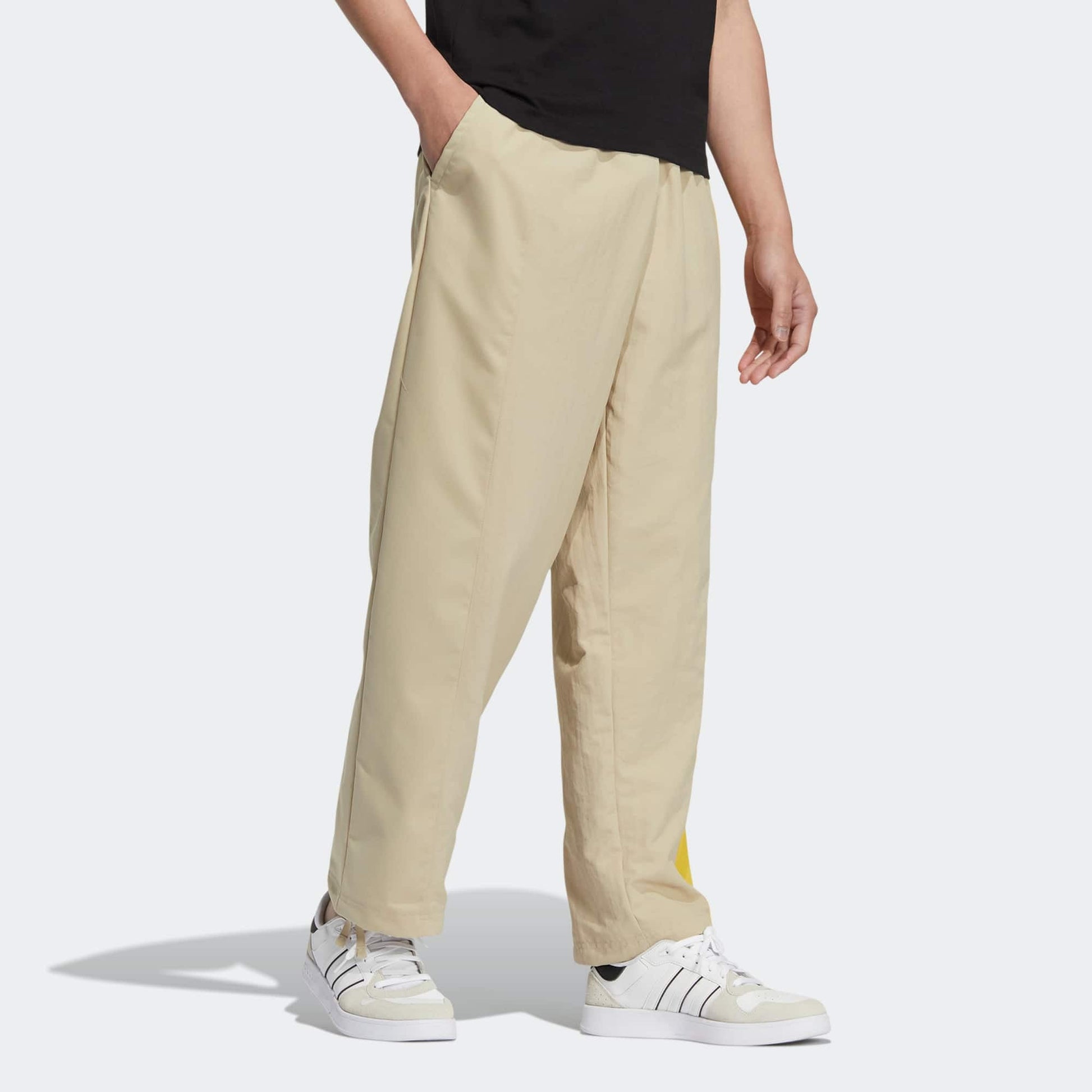 adidas Neo Track Pants 'Beige Yellow' HN4721