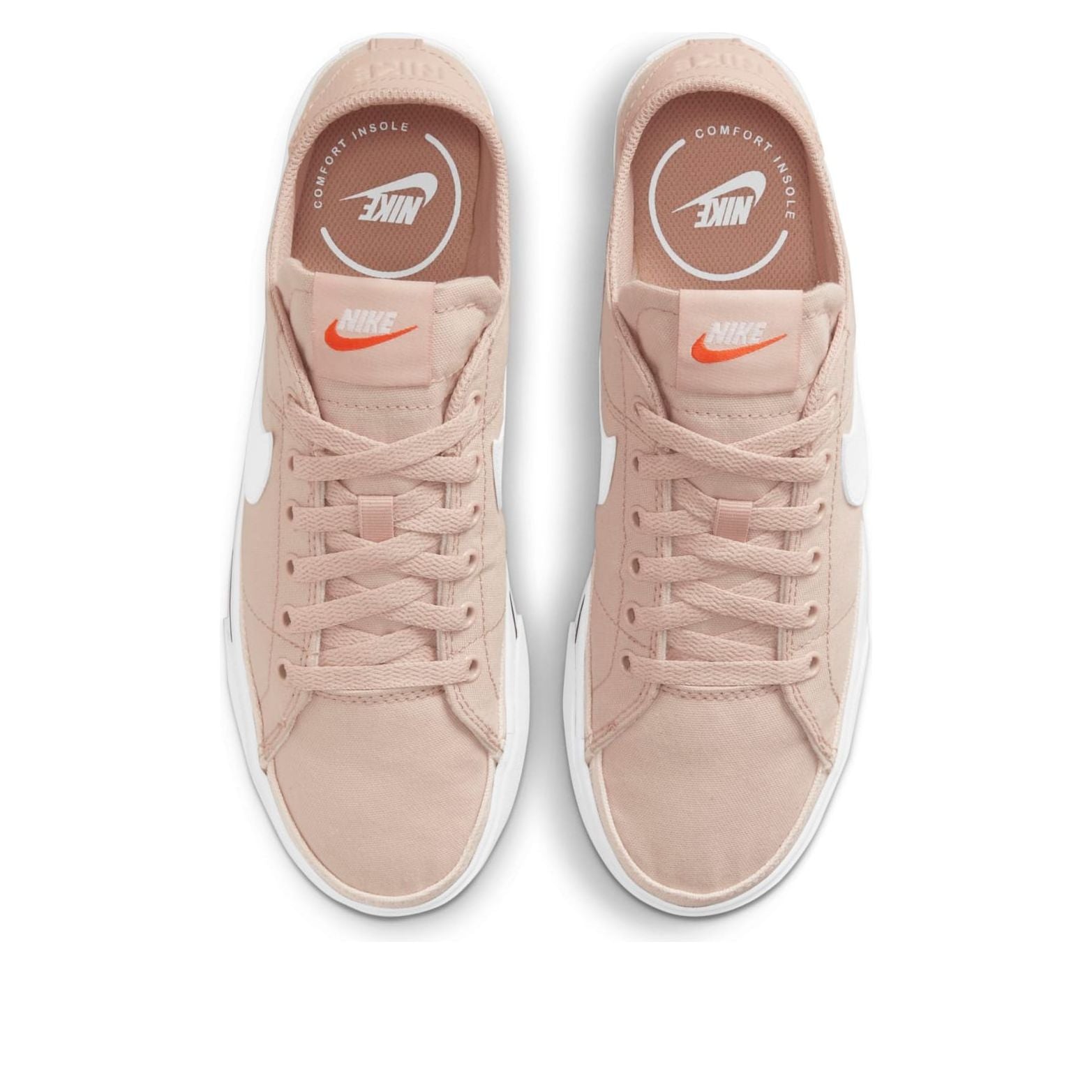 (WMNS) Nike Court Legacy Canvas Skate Shoes Pink/White CZ0294-602