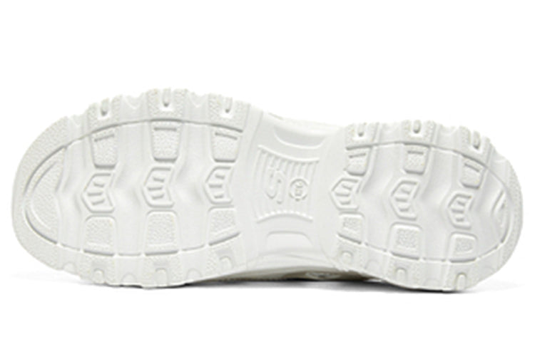 (WMNS) Skechers D'lites Sandals 'White' 111248-WHT