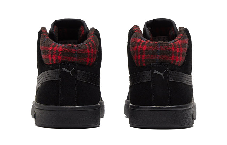 PUMA Smash v2 Mid WTR 'Plaid - Black' 385174-01