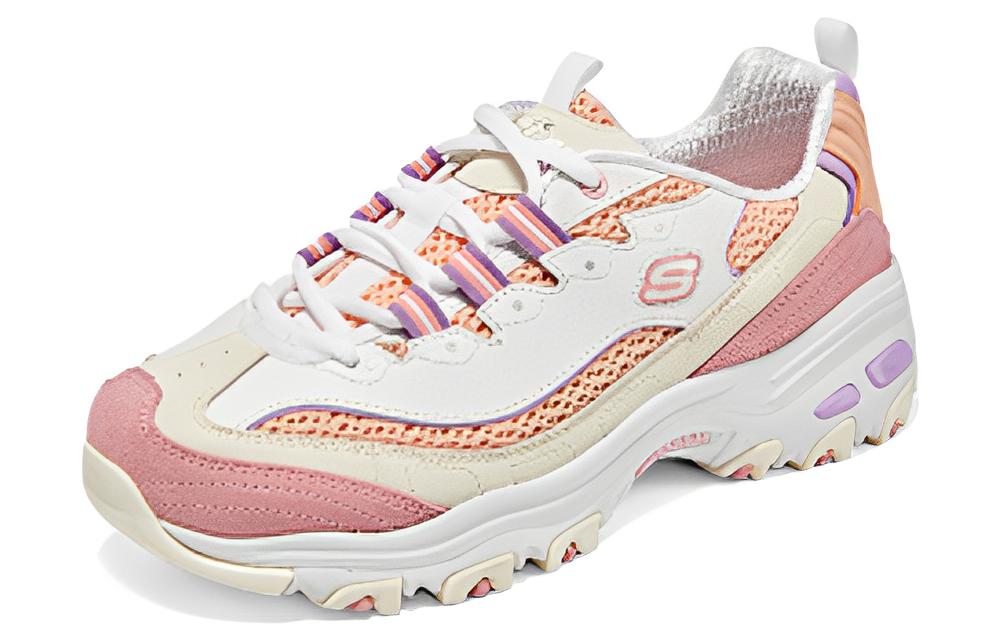 (WMNS) Skechers D'LITES 1.0 'Cream Pink Coral' 896209-CRL