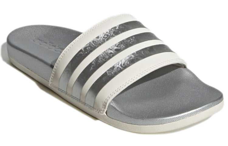 (WMNS) adidas Adilette Comfort Slide 'White Matte Silver' GW8746