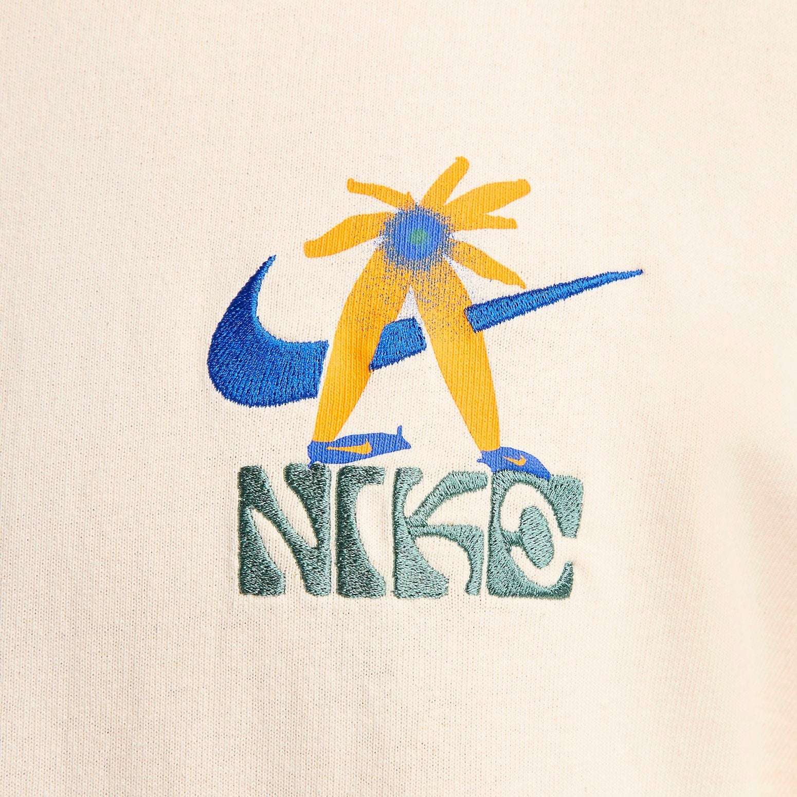 Nike Max90 Embroidered Graphic T-shirt 'Beige' FV3741-901