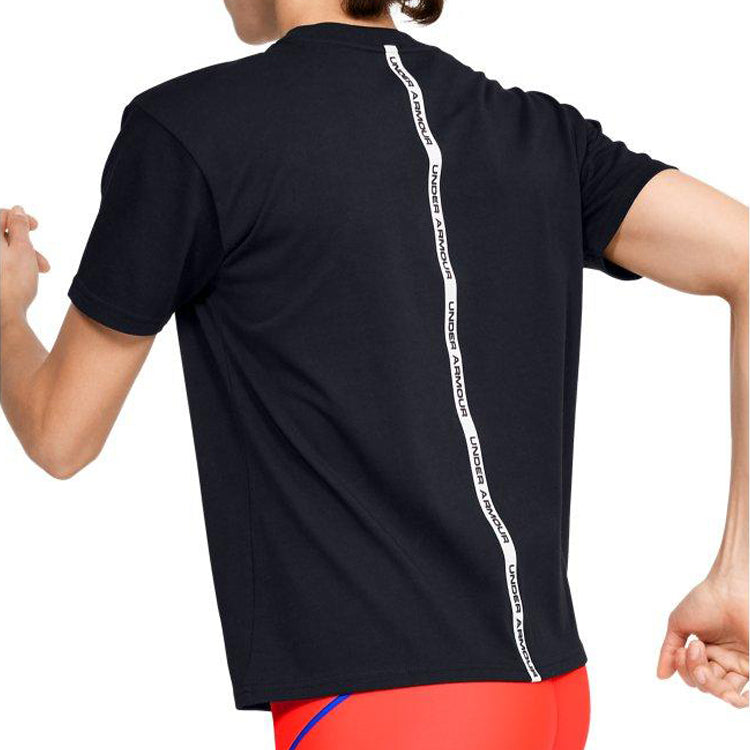 (WMNS) Under Armour Summit Graphic Sports Tee Black 1359715-001