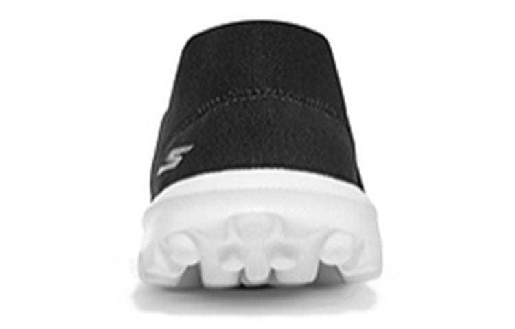(WMNS) Skechers Go Walk 'Black White' 124463-BKW