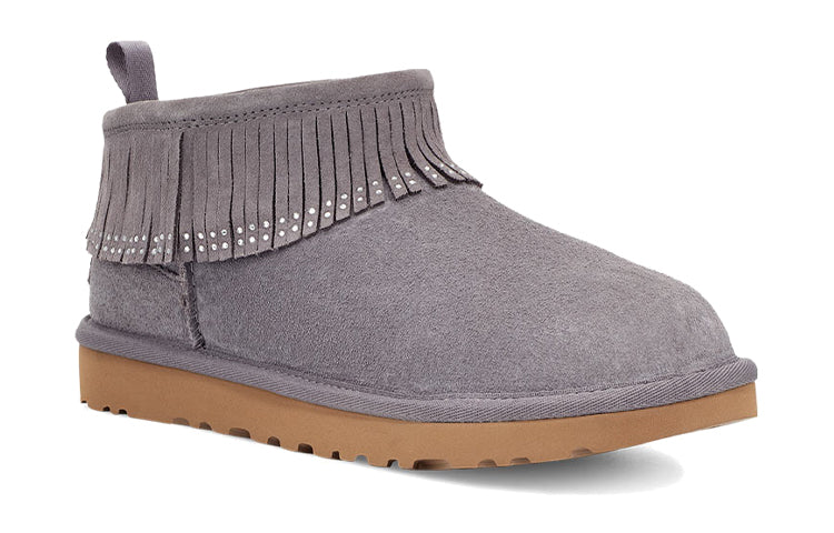 (WMNS) UGG Ultra Mini Fringe Bling 'Purple Grey' 1121576-SHA
