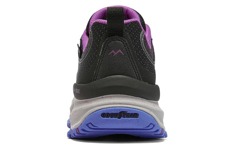 (WMNS) Skechers DLux Trail 'Black Purple' 149842-BKPR