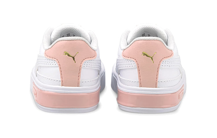 (TD) PUMA Cali Star Leisure Board Shoes White/Pink 380551-03