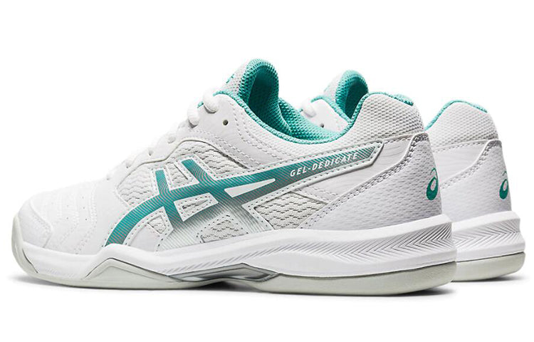 (WMNS) ASICS Gel-Dedicate 6 Indoor 'White Blue' 1042A074-105