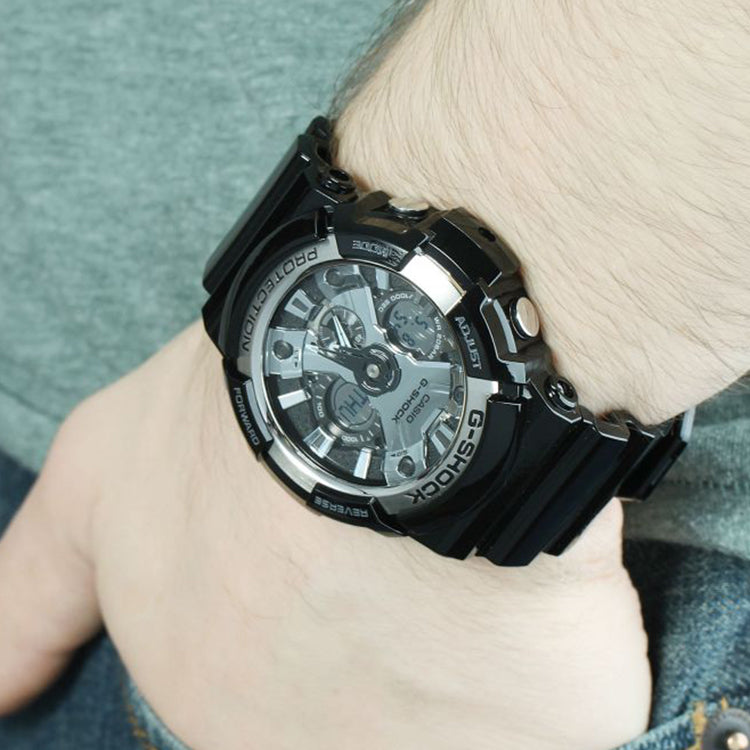 CASIO G-Shock Analog-Digital 'Black' GA-200BW-1A