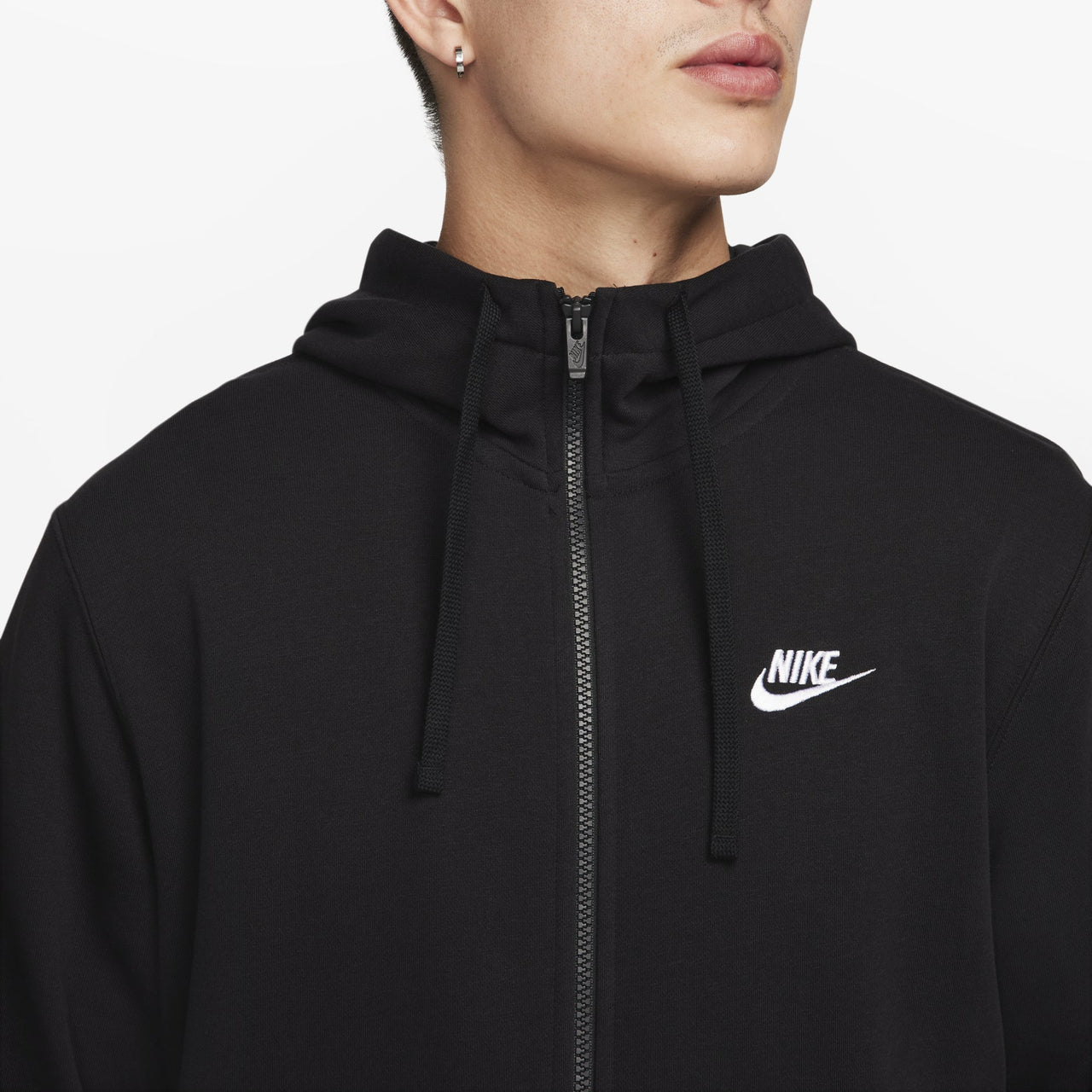 Nike Sweet Shirt Parka French Terry Full Zip Hoodie Black BV2649-010