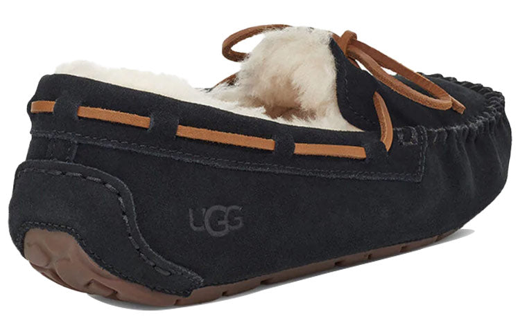(WMNS) UGG Dakota Cozy Stay Warm Athleisure Casual Sports Shoe Black Fleece Lined 1107949-BLK