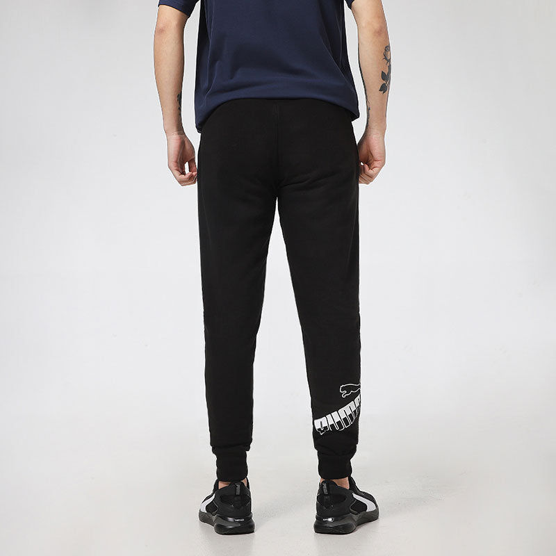 PUMA Essentials Logo Pants 'Black White' 588671-01