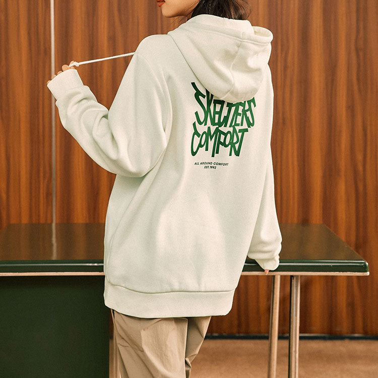 Skechers Graphic Hoodie 'White Green' L322U105-0074