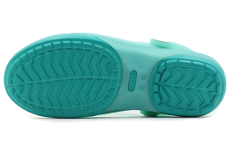 (WMNS) Crocs Shoes Sports sandals 'Green Dark Blue' 204939-3R6
