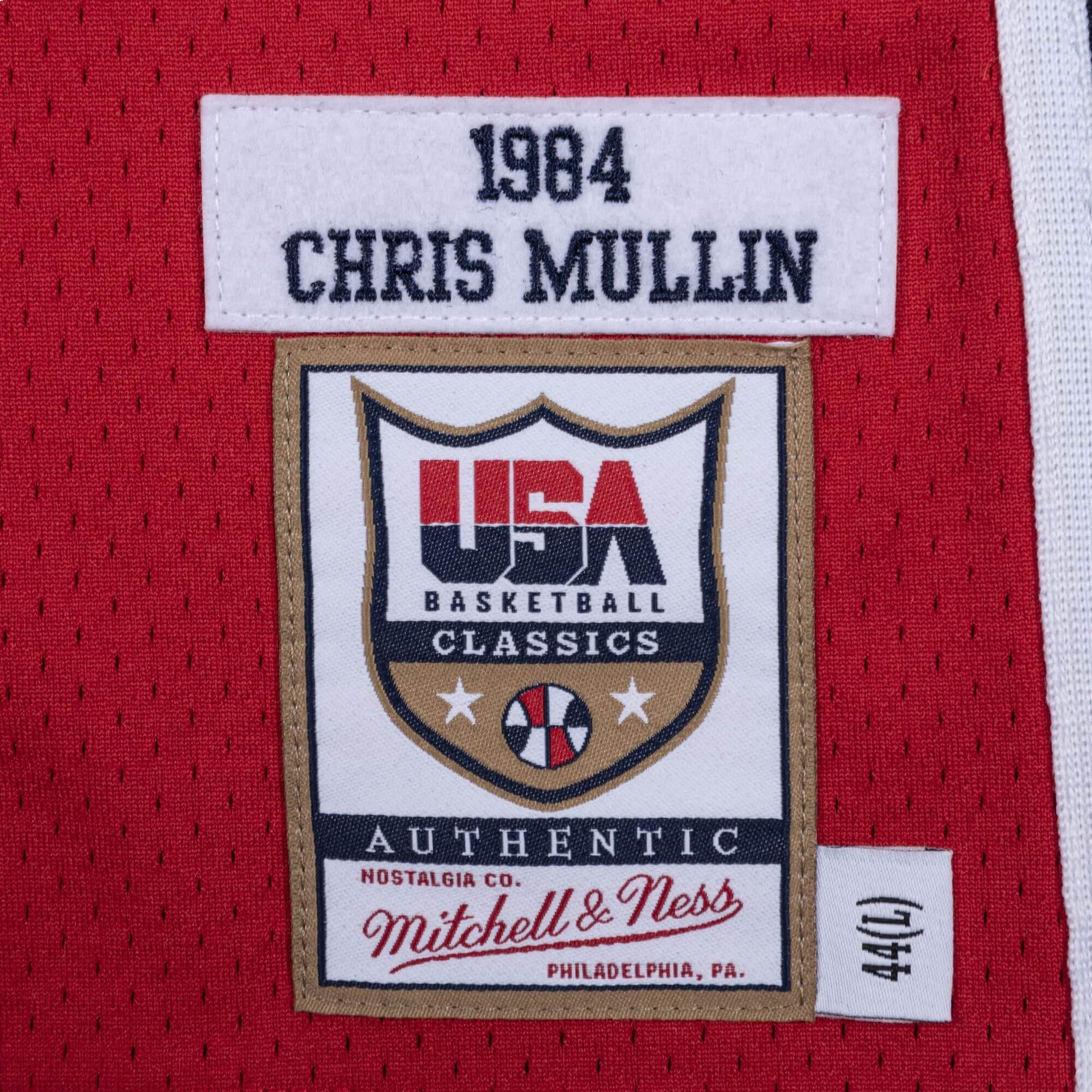 Mitchell & Ness NBA Chris Mullin Team USA 1984 Jersey #13 AJY4AC19079-USASCAR84CMU