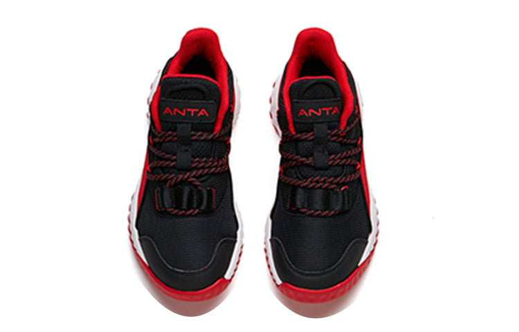 (GS) ANTA Basketball Shoes 'Black Red White' A312121129-3