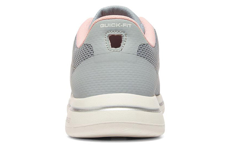 (WMNS) Skechers Go Walk 5 'Gray Pinkred' 124155-GYPK