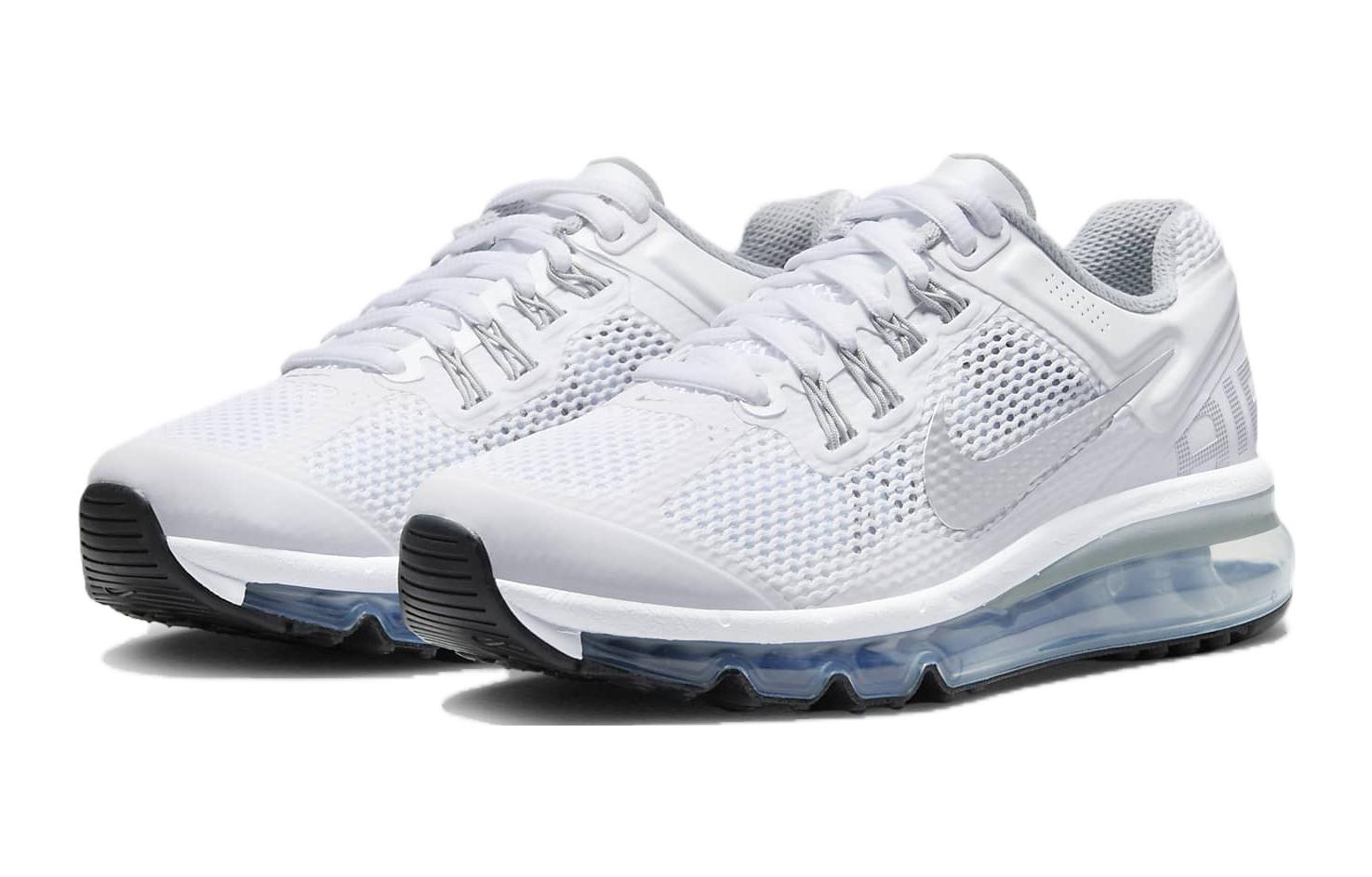(GS) Nike Air Max 2013 'White Metallic Silver' 555426-100