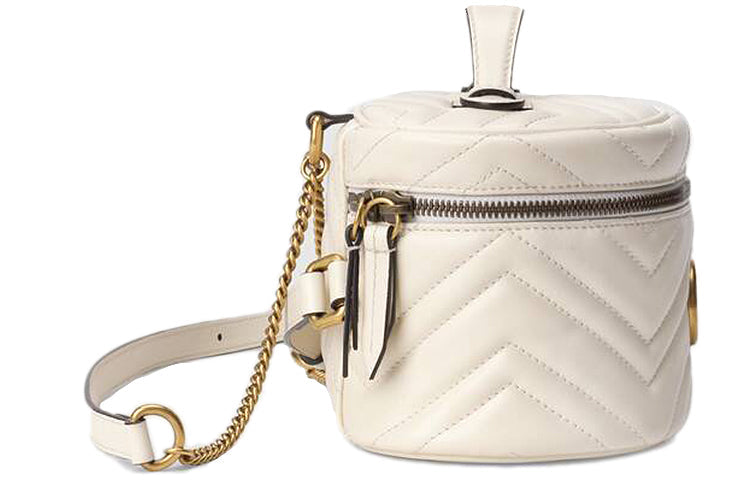 (WMNS) Gucci GG Marmont Series Backpack MIni-Size White 598594-DTDCT-9022