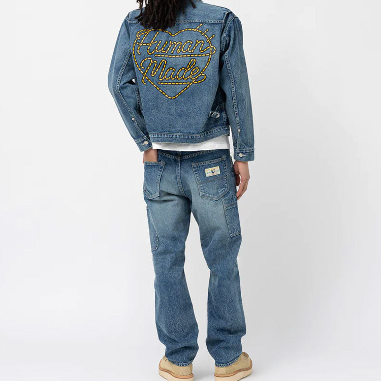 HUMAN MADE Denim Work Jacket 'Indigo' HM25JK022