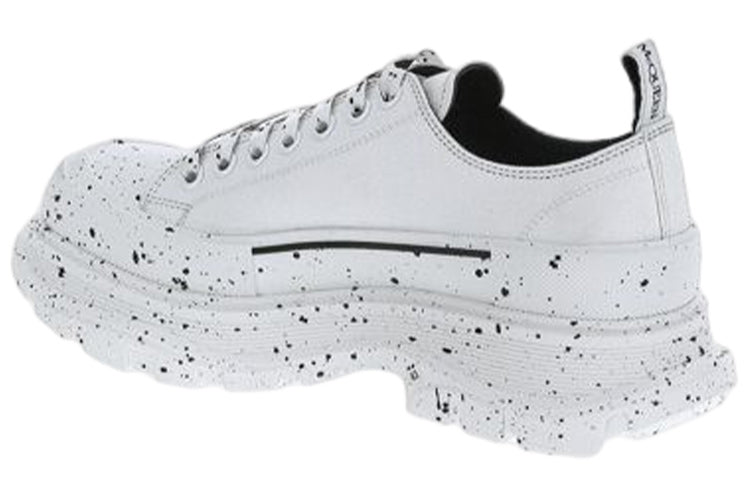 Alexander McQueen Tread Slick Sneakers 'White Black' 682414W4MVI9061