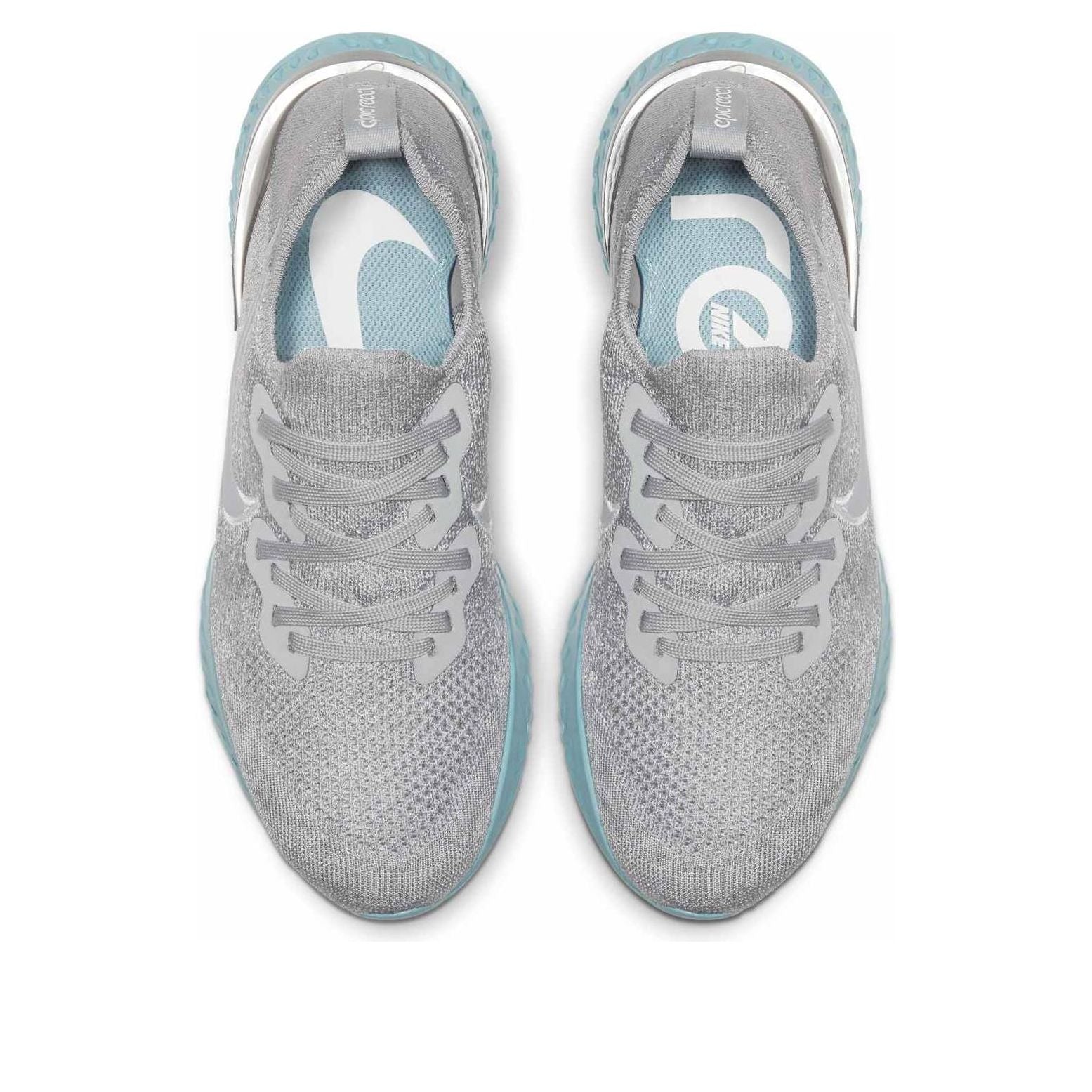 (WMNS) Nike Epic React Flyknit 2 'Wolf Grey Ocean Bliss' BQ8927-007