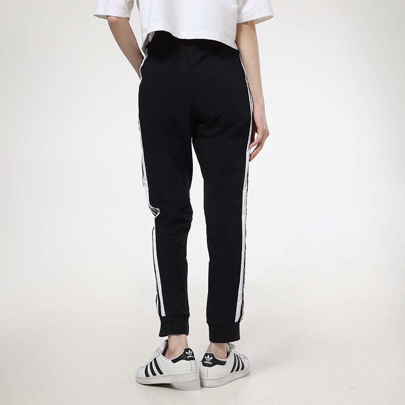 (WMNS) adidas Woven Pants Asia Sizing 'Black White' GT4408