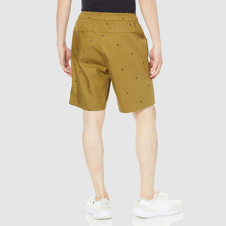 adidas Fi Short Aop Logo Printing Athleisure Casual Sports Shorts Olive Green GP0947