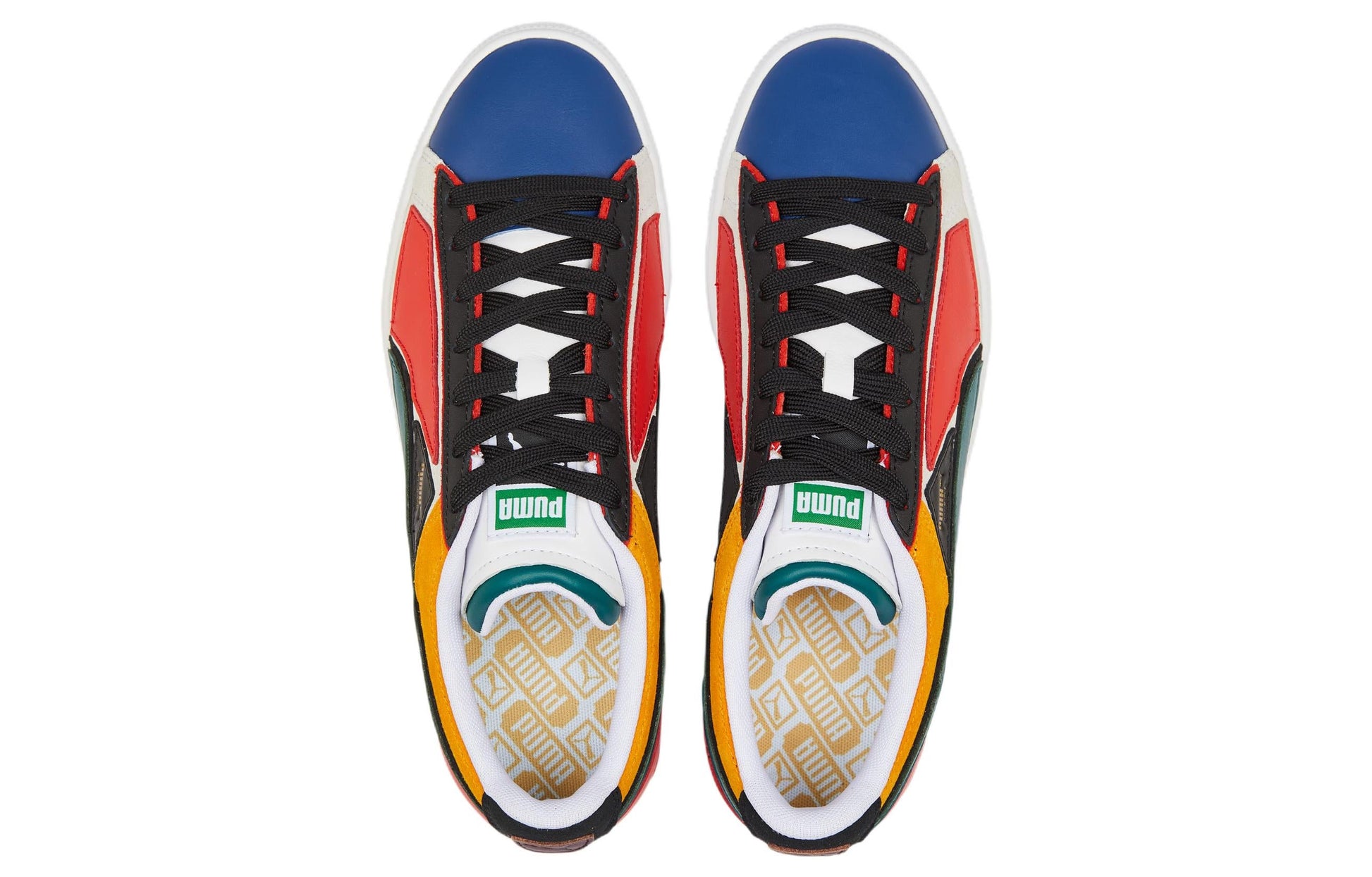 PUMA Suede Layers Sneakers 'Blazing Blue Varsity Green' 387480-01