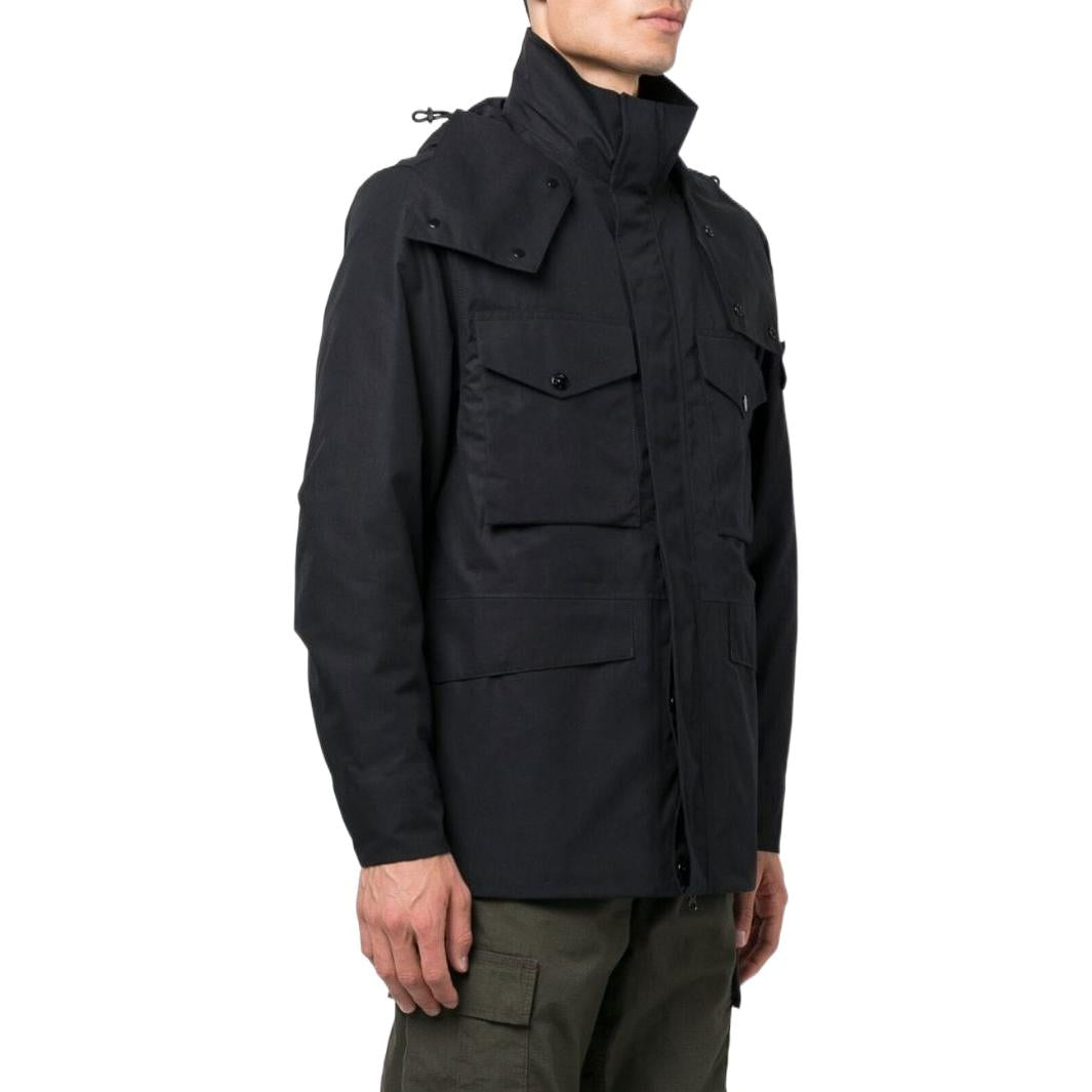 STONE ISLAND Detachable Hooded Down Jacket 'Black' 7715437F1-V0029