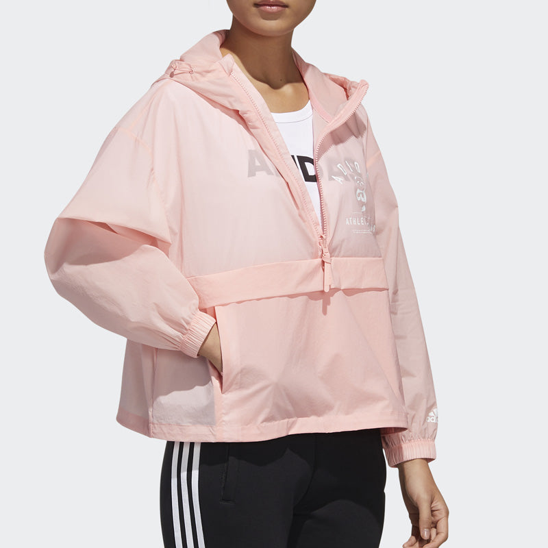 (WMNS) adidas PANDA ANORAK Sports Jacket Pink GL5631