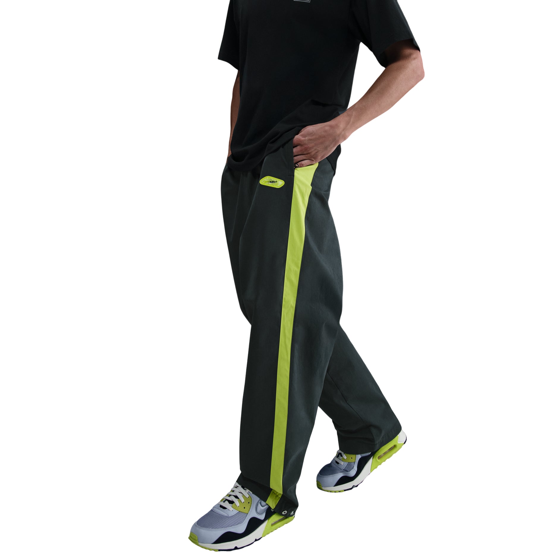 Nike x Patta Track Pants Asia Sizing 'Black Cyber' HJ0738-010