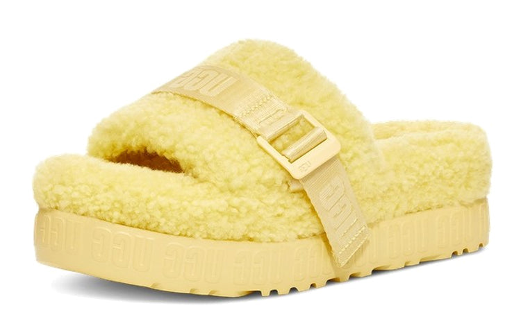 (WMNS) GG Fluffita Outdoor Thick Sole Yellow Sandals 1113475-MRT
