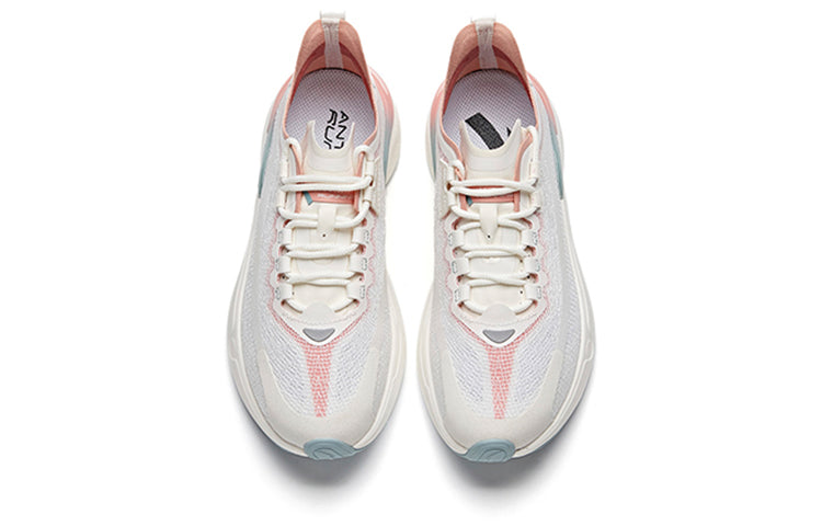 (WMNS) ANTA Running Series Sneakers 'White Pink Blue' 922125536-1