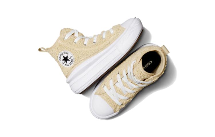 (PS) Converse Chuck Taylor All Star Move Platform High 'Sherpa - Beach Stone' A06795C