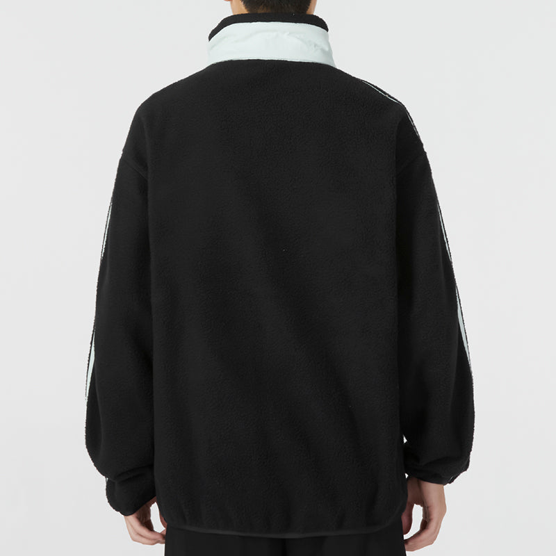 adidas Athletic Stand Collar Windproof Jacket Men's Black HT1136