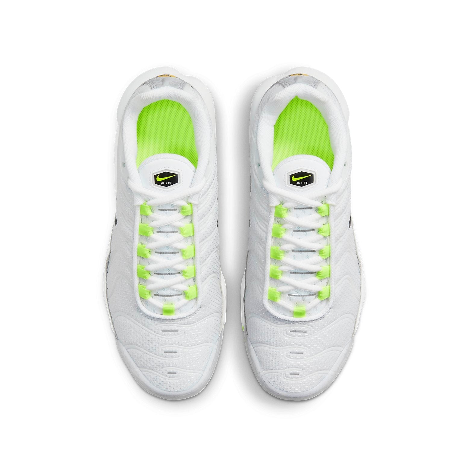 (GS) Nike Air Max Plus 'Reflective Logo - White Volt' CD0609-015