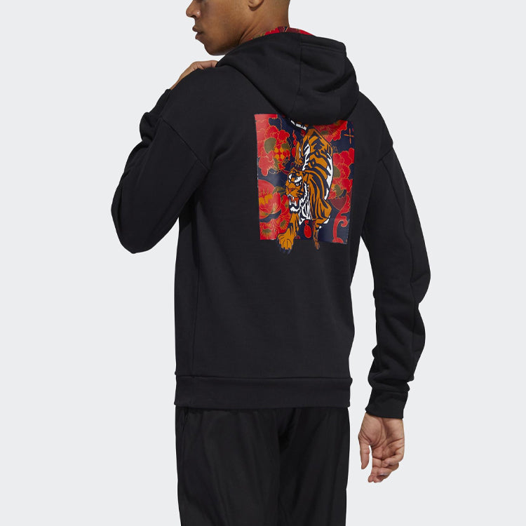adidas Graphic Hooded Sweatshirt Gg0775 Black GG0775