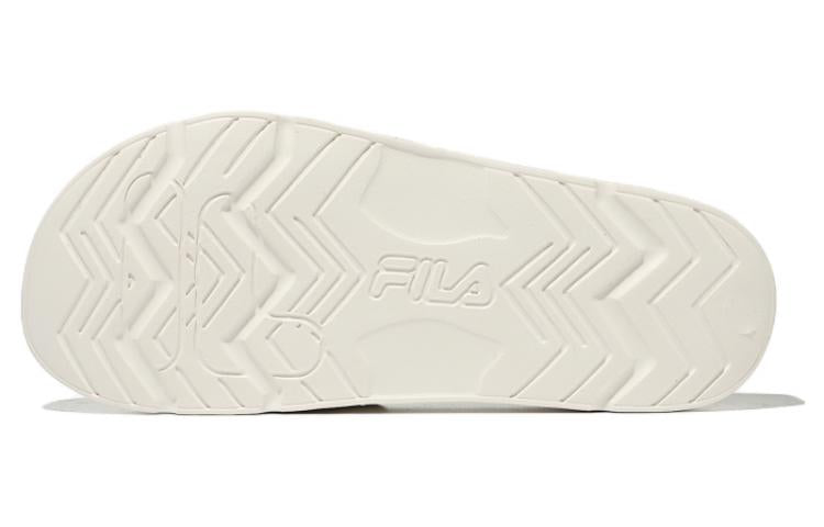 FILA Drifter Lines Casual Sports Slippers Unisex Beige Blue Korean Version 'Creamwhite Blue' 1SM01942E_920
