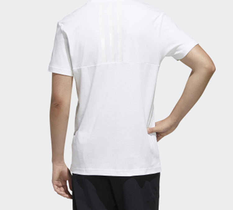 adidas neo Sports Round Neck Short Sleeve White FN6428