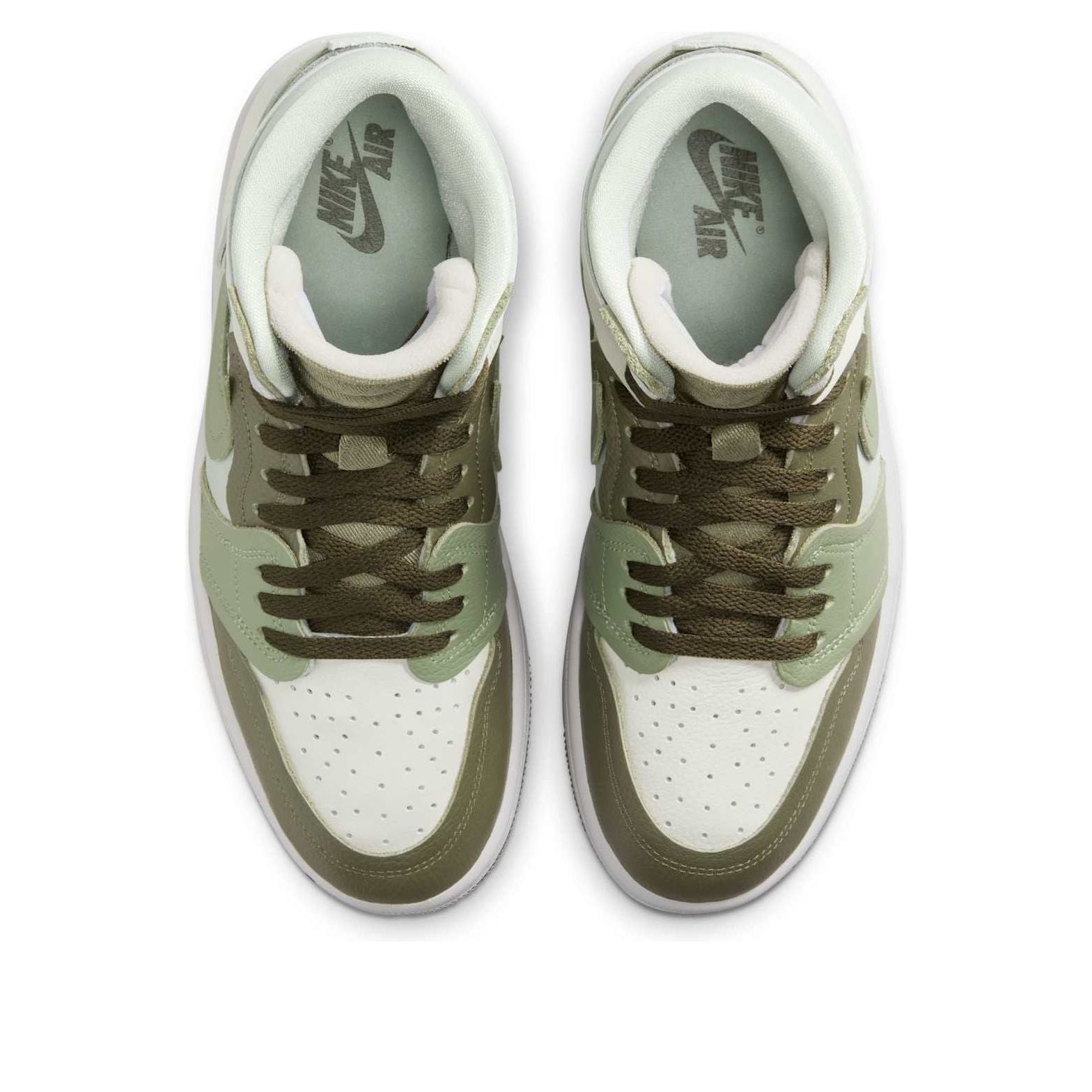 (WMNS) Air Jordan 1 High Method of Make 'Medium Olive Seafoam' FB9891-201