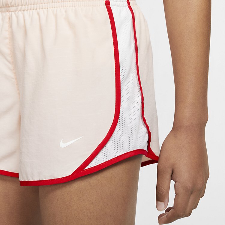 (GS) Nike DRI-FIT TEMPO Running Shorts Big Boys Pink Peach orange 848196-665