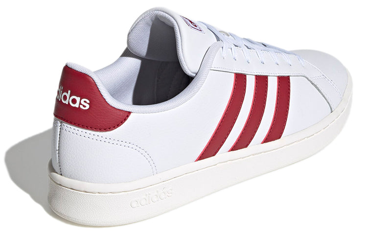 adidas neo Grand Court 'White Red' EE7887