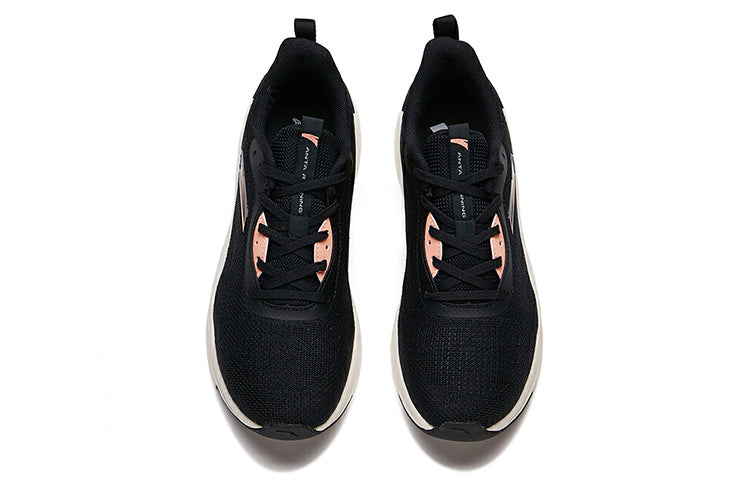 (WMNS) ANTA Running Series Sneakers 'Black Beige Blue' 122125585S-1