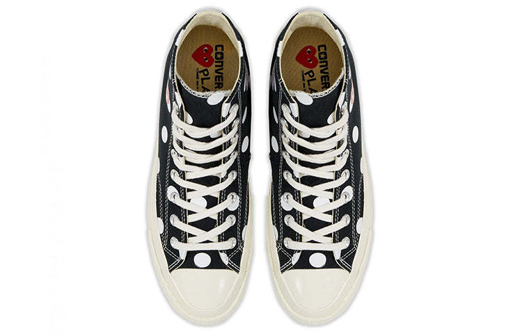 Converse x COMME des GARCONS PLAY Chuck 70 Hi 'Black Polka Dot' 157250C