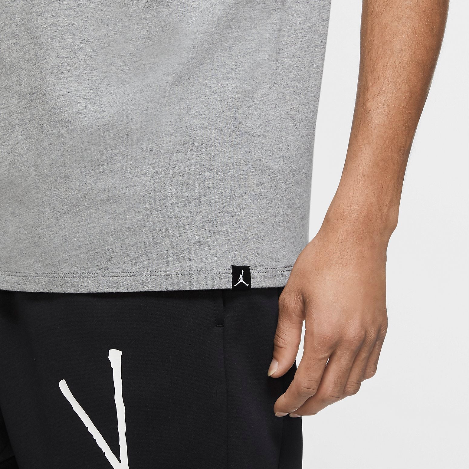 Air Jordan Jumpman Air Embroidered T-Shirt 'Grey' AH5297-091